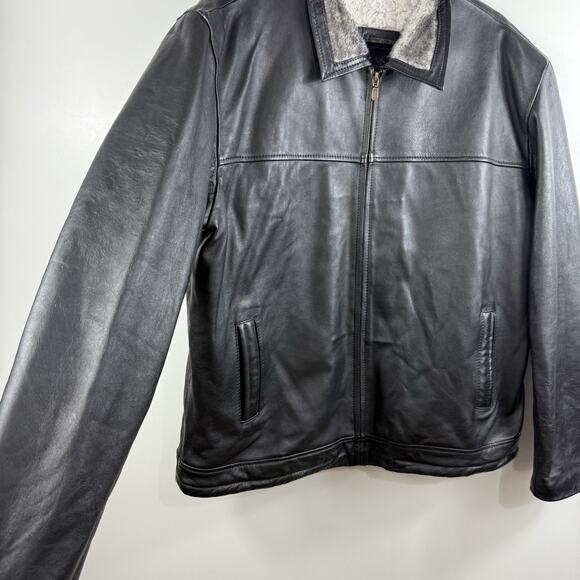 Rayo Creaciones Vintage Black 100% Leather Jacket Mens XXL Made in Mexico - Picture 4 of 12